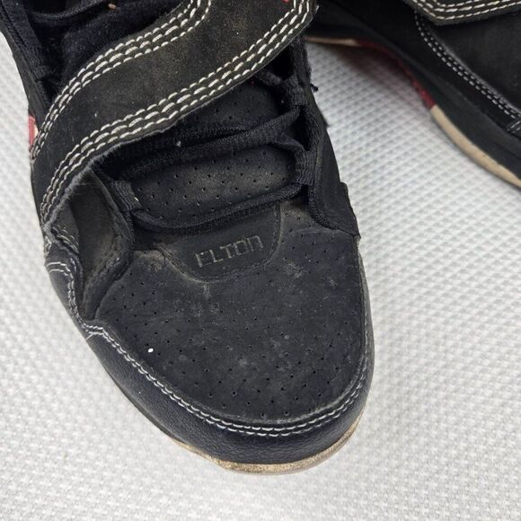 Converse Elton 76ers Player High Top Sneakers Mens Size 9 Black Red - Picture 9 of 11